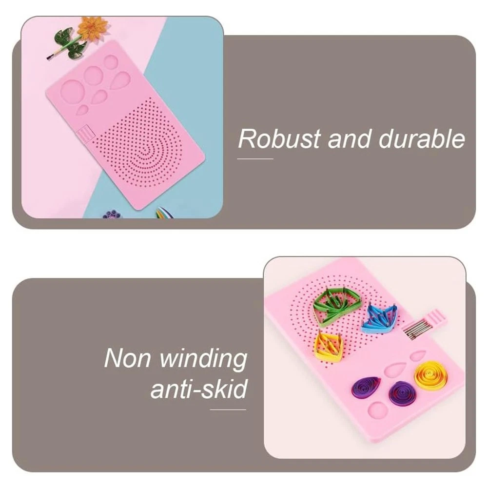 Guide Quilling Board Portable Quilling Knitting Board Grid Guide Winding7367