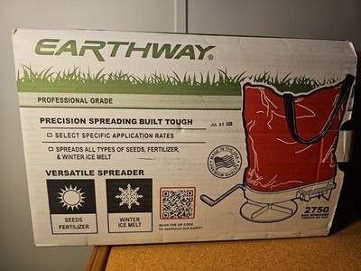 Whitetail Institute Earthway Seed Spreader Lightly used (Ice Melt) Seed & Winter