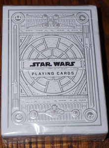 THEORY 11 STAR WARS LIGHT (WHITE) DECK OF PREMIUM PLAYING CARDS DISNEY NEW