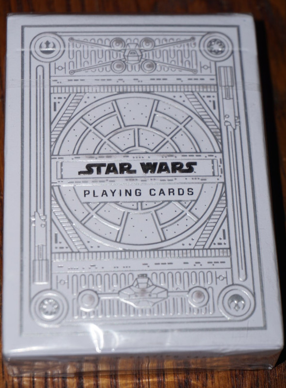 THEORY 11 STAR WARS LIGHT (WHITE) DECK OF PREMIUM PLAYING CARDS DISNEY NEW