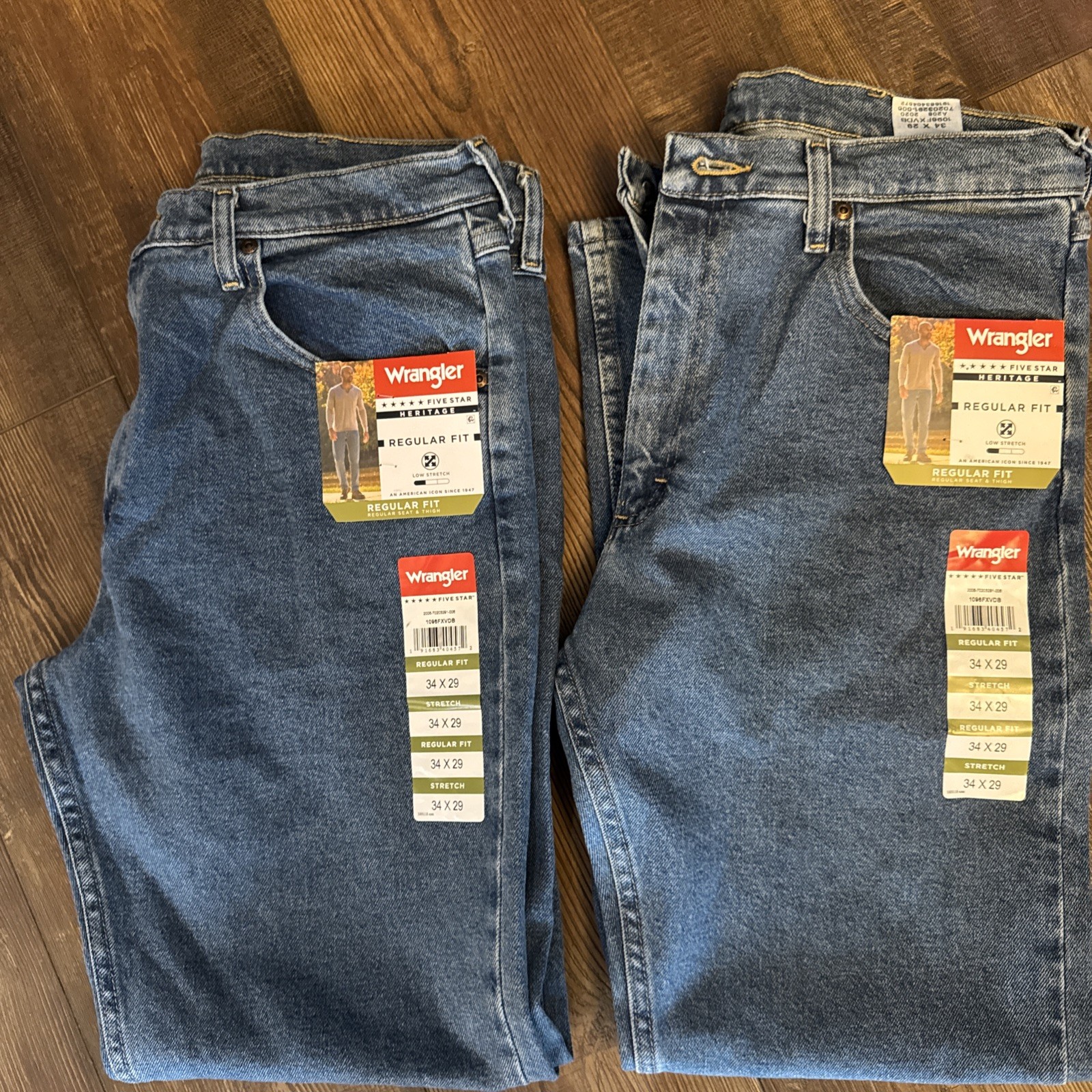 34 X 29 (2 Pair) Nwt New Mens