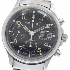 Sinn Ref.356 Flieger Chronograph Hand-Wound Men's Watch Used From Japan