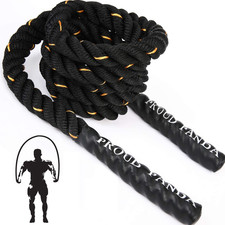 Heavy Jump Ropes for Fitness 2Lb/3Lb/5Lb,Weighted Adult Skipping Rope Exercise B