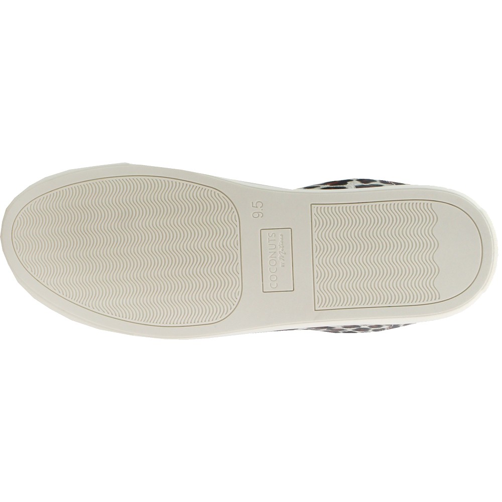 COCONUTS by Matisse Relay Leopard Lace Up  Womens Black, Off White Sneakers Casu thumbnail 5