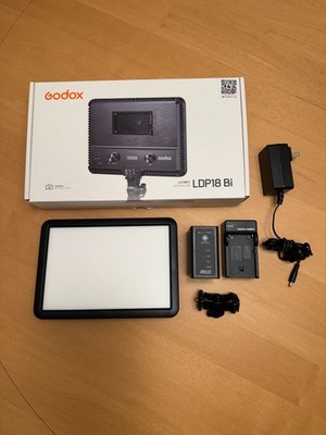 GODOX LDP8Bi ADJ COLOR LED VIDEO LIGHT + ZITAY 10500mAh NP-F970 Battery