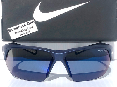 Nike SKYLON ACE Matte Obsidian MAX Optics Dark Blue Lens Sunglass