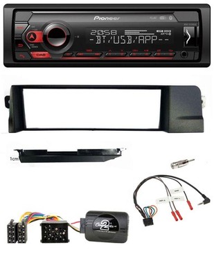 Pioneer Steering Wheel USB DAB Bluetooth Car Stereo For BMW 3 Series E46 98-07 Pro Round Pin