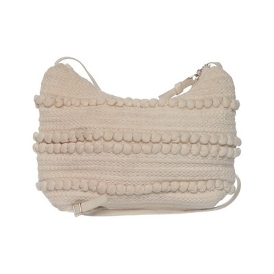 H&M, Umhängetasche, Damen, Baumwolle/Polyester/Polyurethan, Beige #ovy