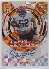 2023 Panini Donruss Elite Turn of the Century Orange 78/99 Siaki Ika Auto 9r9