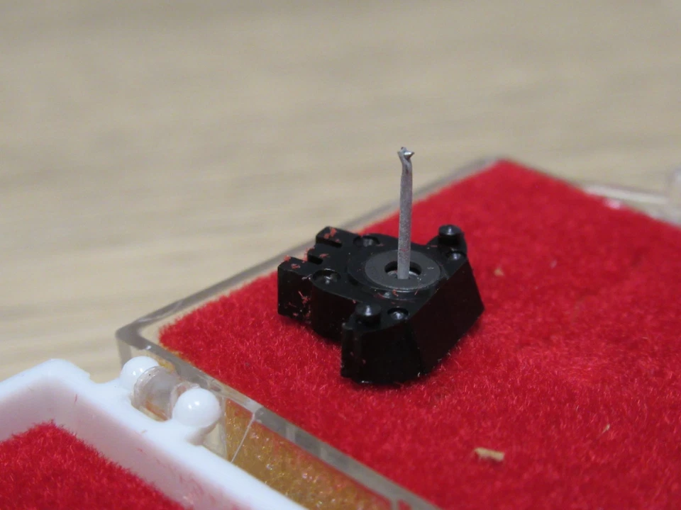 Tocadiscos Grado F3E+ Elíptico Original Stylus Vintage Nuevo Stock Antiguo Parte Foto 3 de 4