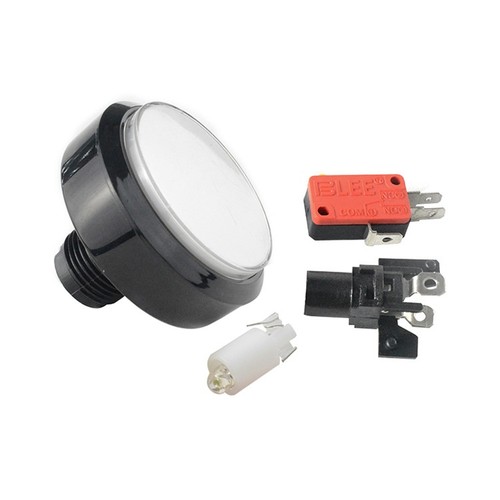 5 Colors Arcade 60MM Round Push Button Illumilated LED Light With Microswitch a - Picture 21 of 21