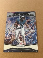 2024 Panini Prizm - Fireworks A.J. Brown #13 No Huddle Prizm