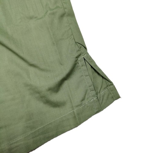 NWT King Size Men's 6XL Guayabera Shirt Olive Green Embroidered Short Sleeve B&T - Picture 6 of 14