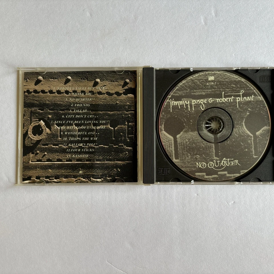 1994 Atlantic Jimmy Page Robert Plant No Quarter 13 Songs - Image 3 of 3