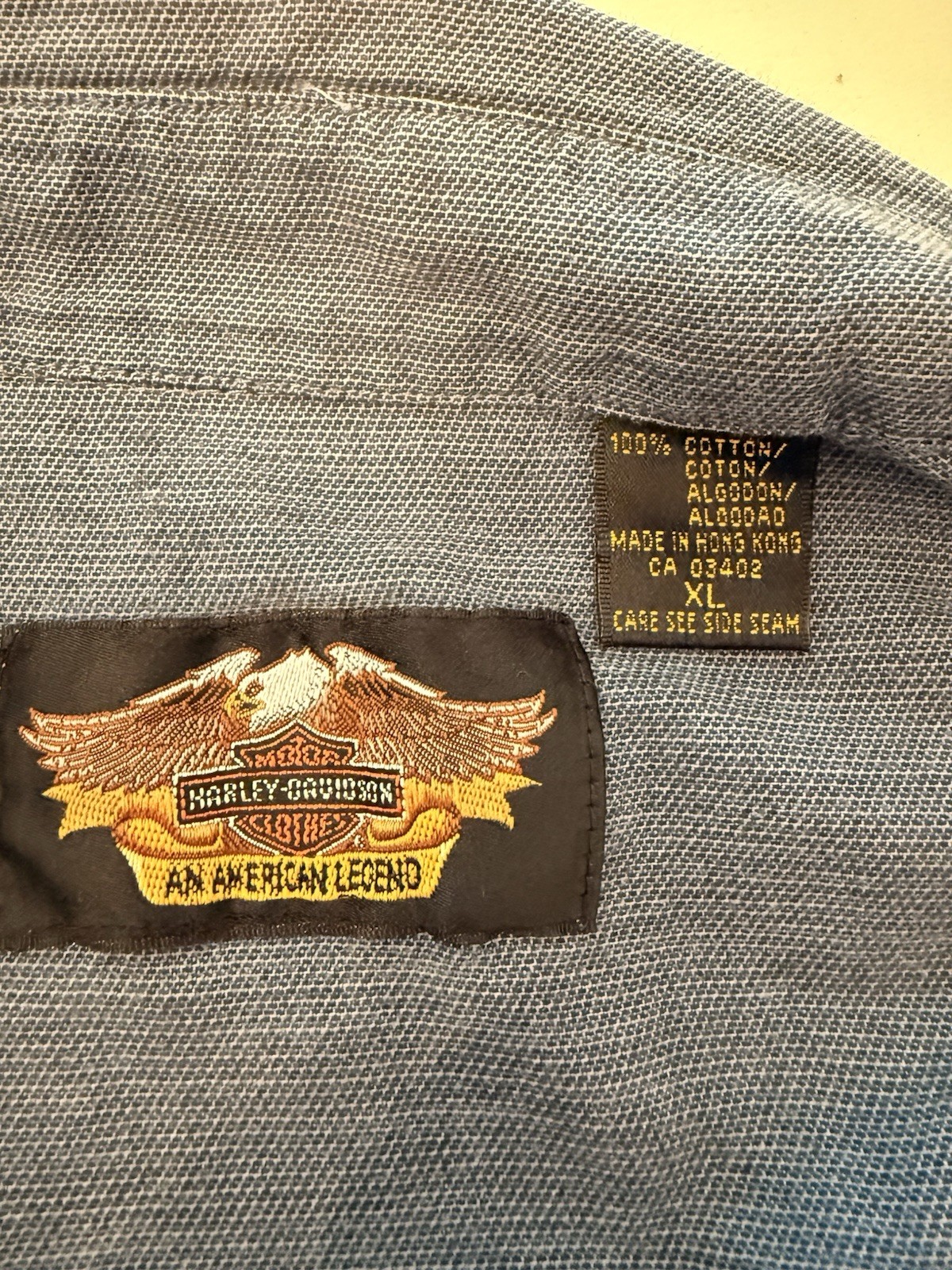 Harley Davidson Men’s Snap Button Up Patch Logo D… - image 7