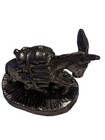 Mini 1.5” Pewter Figure Burro carrying minors pack — photo 3