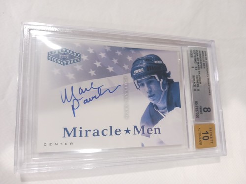 2004-05 Legendary Signatures Mark Pavelich Beckett Graded 8 Nm-mt Auto 10 - Picture 2 of 3