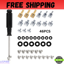 46PCS NVME M.2 SSD Mounting Screws M.2 SSD Screw Kit for Asus Gigabyte ASRock...