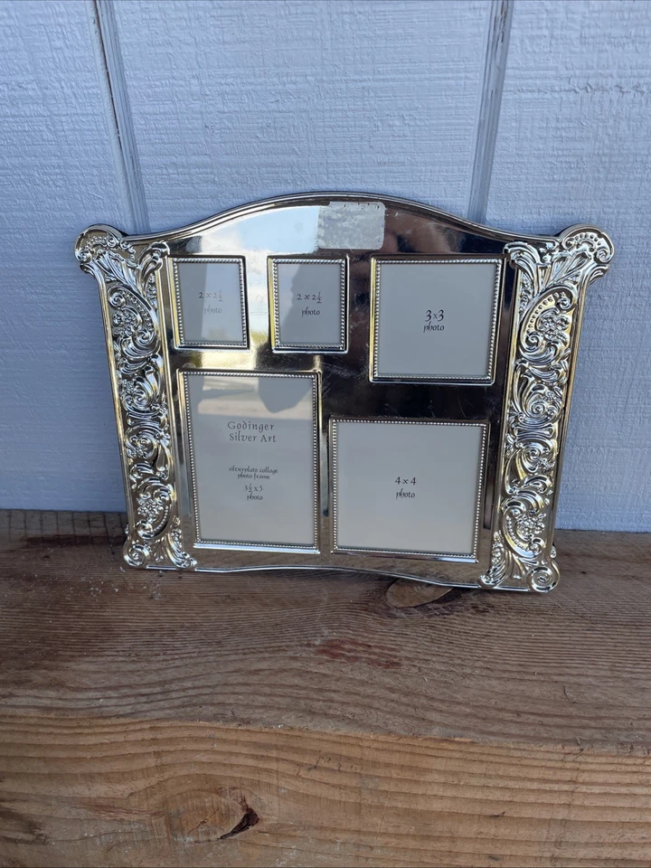 Marco de fotos universitario Godinger plateado. Foto 4 de 4