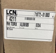 (2ea) LCN 4211 x EDA x 689 Aluminum Door Closer - Extra Duty Arm  (1-RH, 1-LH)