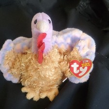 Ty Beanie Babies Tommy Turkey 2003 Original Plush with Tags Ages 3 3-11 Years