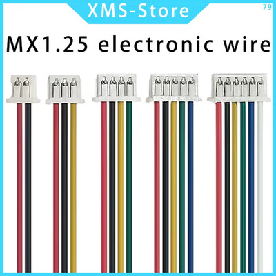 10 Stück JST MX 1,25 mm Drahtverbinder 2-12 Pin 28 AWG mit 10/20/30 cm Drähten