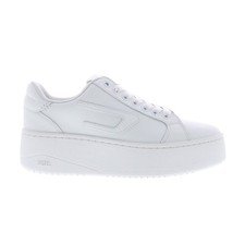 Diesel S-Athene Bold X Womens White Leather Lifestyle Sneakers Shoes