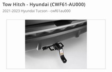 OEM Hyundai Tucson Lifestyle Hitches (2021-2023) | CWF61-AU000