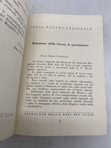 TERZA MOSTRA DEL SINDACATO FASCISTA BELLE ARTI DEL LAZIO - 1932 ROMA A.X - Bild 7 von 24