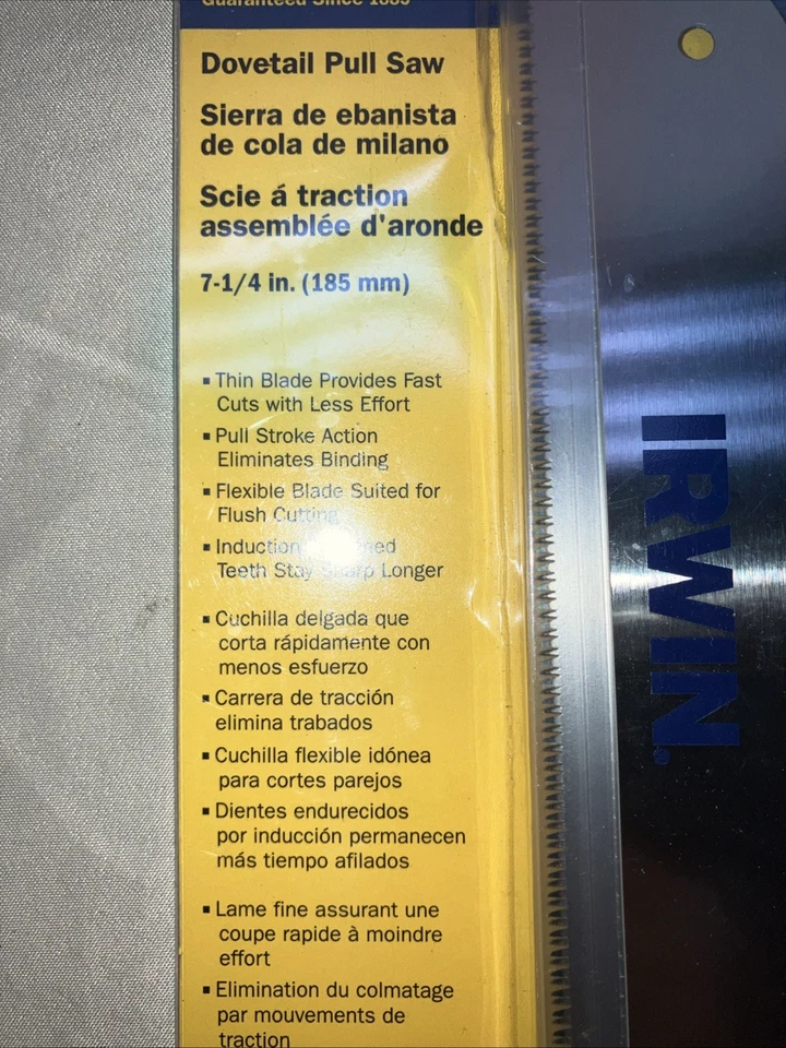Tirador de sierra de cola de milano Irwin 7-5/8" - 22PT - #213104 Foto 3 de 4