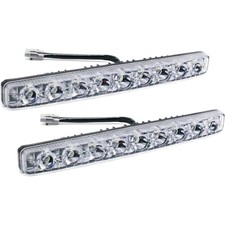 Car Universal Fit 9 Led High Power Led Daytime Running Lights Drl Kit Extreme...