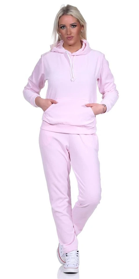 Damen Nicki Jogginganzug Freizeitanzug Kapuzenpullover; S M L XL 2XL - Bild 4 von 4