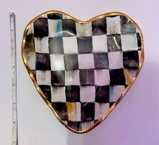 MacKenzie- Childs, Courtly Check Fluted Heart...