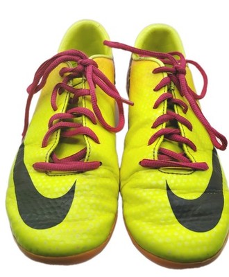 Nike Mercurial Vapor IV Cleats Size 5Y (Youth) Made In 2013 Rare Yellow/Orange