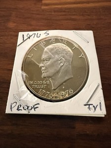 1976- S  T- 1 Proof  Clad  Eisenhower  Dollar  Gem  Deep Cameo