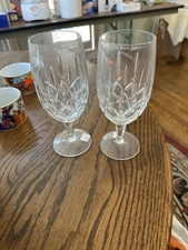 Gorham Crystal Lady Anne Signature Iced Tea Water Glass 2 Piece Set