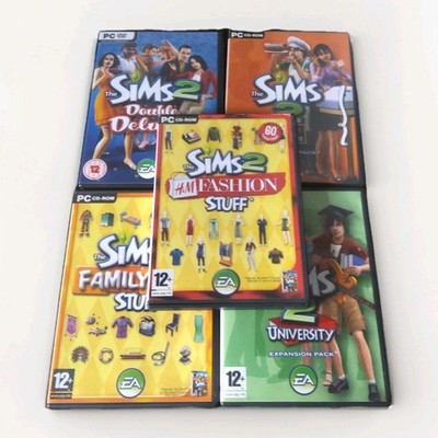 Die Sims 2 Bundle - PC - Double Deluxe + 4 Erweiterungen - guter gebrauchter Zustand - PC