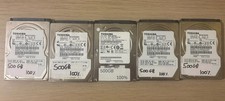 Job Lot x 5  Laptop 500GB Hard Drive 2.5 Inch 100% health tested and formatted