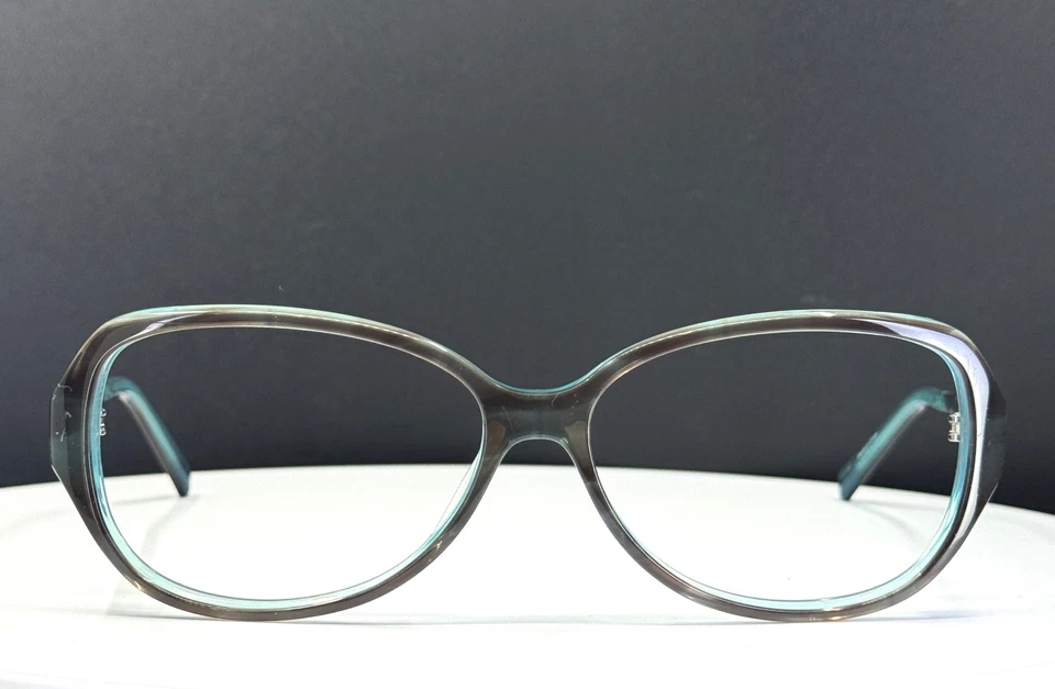 VTG CATHERINE DENEUVE CD-600 GRY-35 Womens Grey Glam Oval Eyeglasses FRAMES ONLY - Image 3 of 4