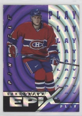 1997-98 Pinnacle Epix Purple Play Saku Koivu #E10 2tb