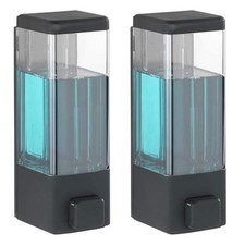 Soap Dispenser Wall Mounted Liquid Bathroom Hand Soap Shower Gel Shampoo 3 color