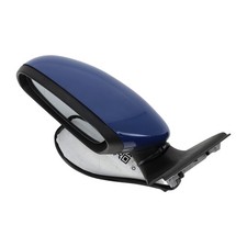 Linker Außenspiegel - Skoda FABIA COMBI II PH.1 - Hellblau - 5J1857507E - X0-83