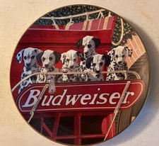 BUDWEISER COLLECTOR PLATE--SIX PACK