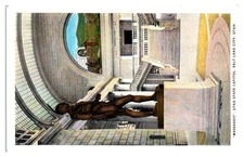 Postcard: SERIUY SUPREME COURT "MASSASOIT", UTAH STATE CAPITOL