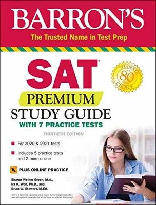 SAT Premium Study Guide with 7 - Paperback, by Green M.A. Sharon - Very Good j