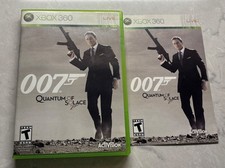 James Bond 007: Quantum of Solace Microsoft Xbox 360, 2008 w/ Manual TESTED