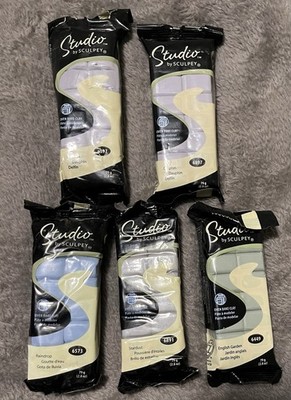 Lot of 5 Studio by Sculpey Oven Baked Clay 2.8oz