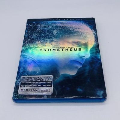 Prometheus Blu-ray + DVD & Booklet with Slipcover, 2012 2-Disc Set Noomi Rapace