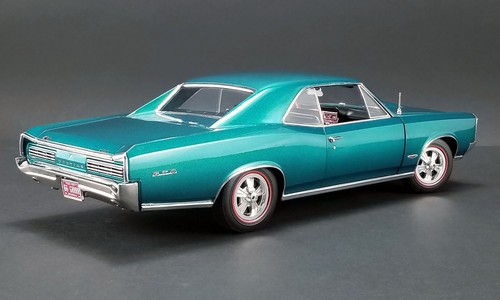 RARA AUTO D'EPOCA PONTIAC GTO TURCHESE 1966 1:18 ACME A1801212 GMP - Foto 2 di 5