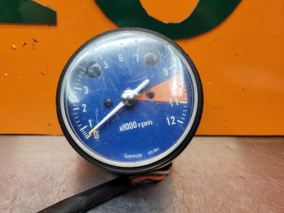 74 Honda XL250 XL 250 1974 OEM velocímetro velocímetro medidor calibre 37240-329-771 Foto 3 de 4